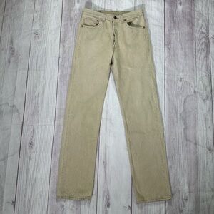 Men’s Vintage 90s Tan 501 Denim Jeans Made in USA